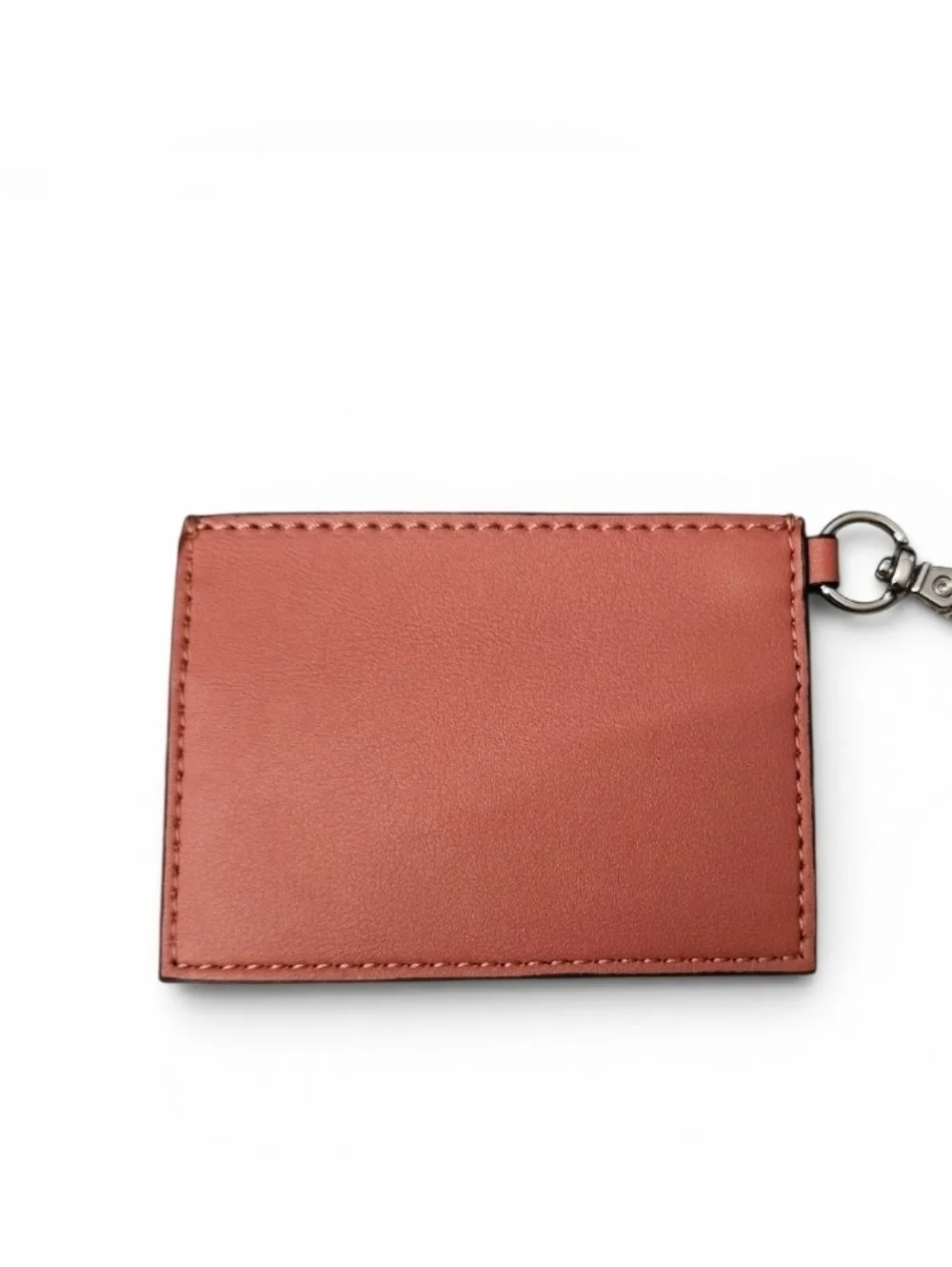 Nine West Leather Card Holder with Key Clip